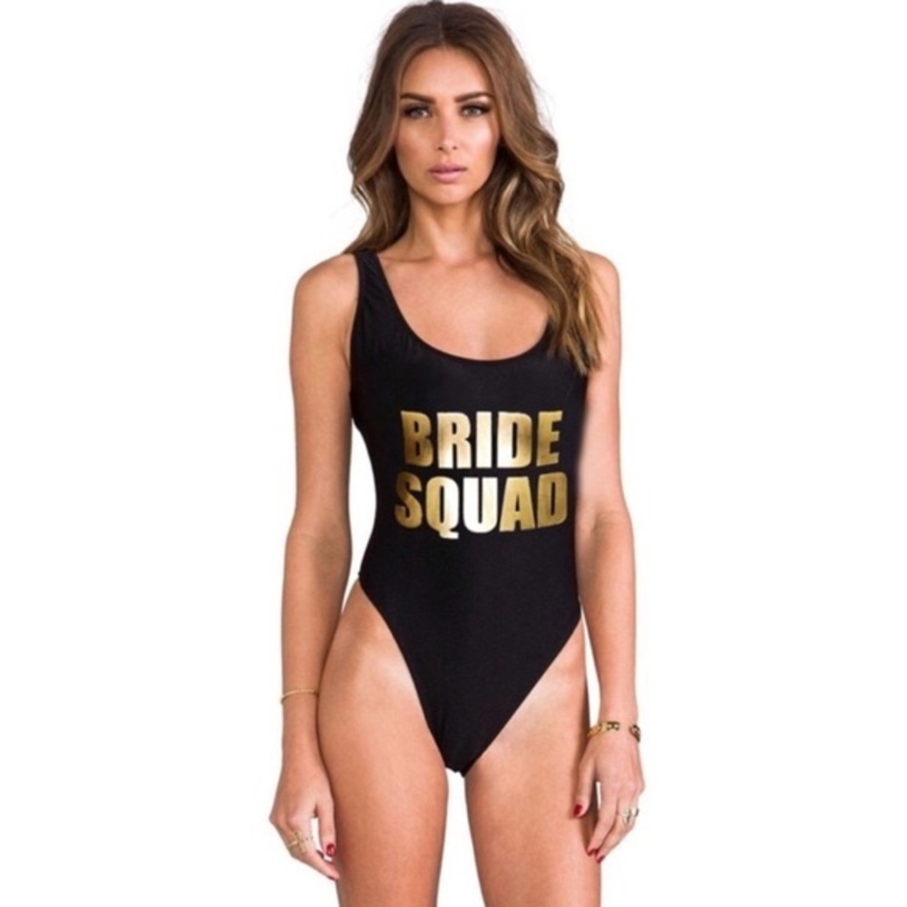 Bride Squad Bathing Suit | Bride
Squad Swimsuit One Piece Bachelorette